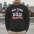 2nd Second Time Dad It's a Girl Gender Reveal Dad Of 2 Kids Men Sweatshirt