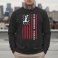 4th Of July US Flag Cheer Dad Shirt For Father's Cheer Men Sweatshirt