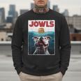 American Bulldog Jowls Burger Bully Dog Mom Dog Dad Men Sweatshirt