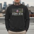 Army Dad With American Flag Camo For Veteran Day Women Kids Men Men Sweatshirt