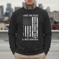 ON BACK I Have Two Titles Dad Bonus Dad Fathers Day Step Dad Men Sweatshirt