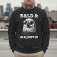 Bald & Majestic Sexy Bald Guy Dad Men Sweatshirt