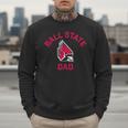 Ball State University Cardinals Arched Dad Men Sweatshirt