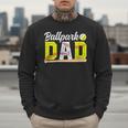 Ballpark Dad Baseball Softball Dad Of Ballers Men Sweatshirt