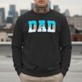 Baseball Dad Ice Cream Drip Happy Fathers Day Men Sweatshirt