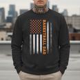 Basketball Dad USA US Flag Basketball Men Men Sweatshirt