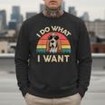 Basset Hound Shirts I Do What I Want Basset Hound Dad Men Sweatshirt