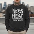 BBQ Grilling Dad Smoking Meat Barbecue Pun Pit Master Father Men Sweatshirt BBQ Grilling Dad Smoking Meat Barbecue Pun Pit Master Father Men Sweatshirt