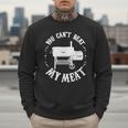 BBQ Pit Reverse Flow Smoker Accessory Dad Grill Men Sweatshirt