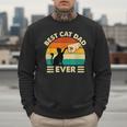 Best Cat Dad Ever Cat Lover Kitten Owner Kitty Men Sweatshirt