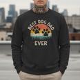 Best Dog Dad Ever Vintage Father's Day Dog Lover Men Sweatshirt