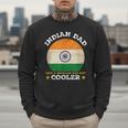 Best Indian Dad Ever Father's Day India Flag Pride Men Sweatshirt