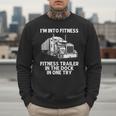 Best Truck Driver Art For Men Dad Women Trucking CDL Trucker Men Sweatshirt