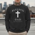 Blessed Dad Christian Men James 1 17 Scripture Quote Cross Men Sweatshirt Blessed Dad Christian Men James 1 17 Scripture Quote Cross Men Sweatshirt