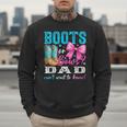 Boots Or Bows Dad Loves You Gender Reveal Party Men Sweatshirt