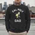 Cal Poly Mustangs Arched Dad Men Sweatshirt