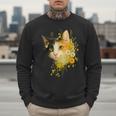 Calico Cat With Flowers For Mom Dad Women Men Kids Botanical Men Sweatshirt Calico Cat With Flowers For Mom Dad Women Men Kids Botanical Men Sweatshirt