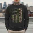 Camo Cat Treat Dealer American Flag US Cat Dad 4th Of July For Men Women Men Sweatshirt