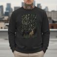 Camo Deer American Flag Graphic Hunting Men Dad Boys Men Sweatshirt