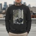Camo USA Flag Bison Camouflage Hunting Wildlife Hunter Dad Men Sweatshirt Camo USA Flag Bison Camouflage Hunting Wildlife Hunter Dad Men Sweatshirt