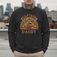 Captain Daddy Pirate Jolly Roger Flag Dad Halloween Men Sweatshirt