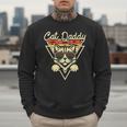 Cat Daddy Retro Sunglasses Cat Fur Dad Papa Vintage Cat Dad Men Sweatshirt