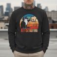 Cat Loving Daddy Fathers Day Mens None Best Cat Dad Ever Paw Fist Bump Fathers Day TeeShirt Small US Men Sweatshirt