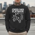 Cheer Dad Cheerleader Playbook Men Sweatshirt