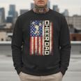 Cheerleader Dad Cheer Dad American US Flag Father Team Men Sweatshirt Cheerleader Dad Cheer Dad American US Flag Father Team Men Sweatshirt