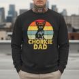 Chorkie Dad Retro Sunset Chihuahua Yorkie Mix Lover Men Sweatshirt