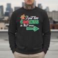 Christmas Twins Expecting Dad T-Shirt Pregnant Wife Tee Men Sweatshirt