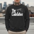 The Code Father Computer Coder Dad Programmer Men Sweatshirt