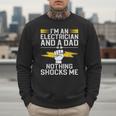 Cool Electrician For Men Dad Professional Electrician Men Sweatshirt
