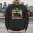 This Is How A Cool Grandpa Rolls Vintage Golf Dad Grandpa Men Sweatshirt