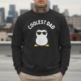 The Coolest Dad Cool Penguin By Dangerous Dad Men Sweatshirt