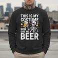 This Is My Costume Give Me A Beer Shirt Men Dad Halloween Men Sweatshirt
