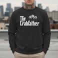 Crab Fishing Dad The Crabfather Men Sweatshirt