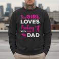 Cute Girls Hunting Dad Daughter Hunting Buddy Hunter Men Sweatshirt
