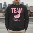 Cute Team Tutus Gender Reveal For Mom And Dad Men Sweatshirt