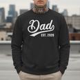Dad 2026 Father Since 2026 Retro Dad Est 2026 Men Sweatshirt