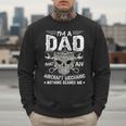 Dad Airplane Plane Aviation Aircraft Mechanic Men Sweatshirt