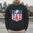 Dad American Football Happy Birthday Family Matching Retro Men Sweatshirt Dad American Football Happy Birthday Family Matching Retro Men Sweatshirt