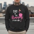 Dad Of B-Day Girl Flamazing Pink Flamingo Birthday Party Men Sweatshirt Dad Of B-Day Girl Flamazing Pink Flamingo Birthday Party Men Sweatshirt