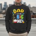 Dad Of The Big One Fishing Birthday Boy Family Party Men Sweatshirt