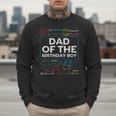 Dad Of The Birthday Boy 10th Birthday Math Party Outfit Men Sweatshirt