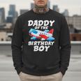 Dad Of The Birthday Boy Airplane Men Sweatshirt