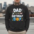 Dad Of The Birthday Boy Astronaut Family Space Planets Men Sweatshirt