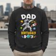 Dad Of The Birthday Boy Astronaut Outer Space Birthday Men Sweatshirt