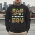 Dad Of The Birthday Boy Gamer Pixel Birthday Party Matching Men Sweatshirt