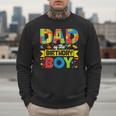 Dad Of The Birthday Boy Master Builder Kids Building Blocks Men Sweatshirt